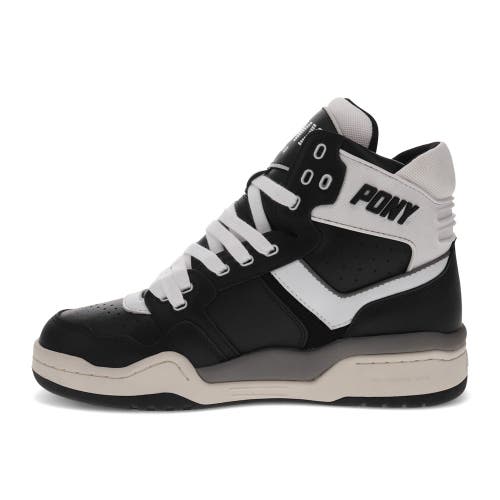 Shop Pony M-110 Archive Sneakers In Black/white