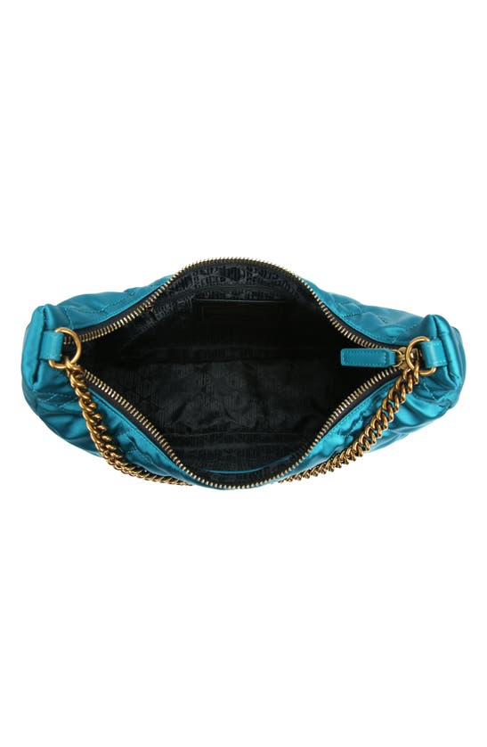 Kurt Geiger Large Quilted Hobo Bag In Medium Blue ModeSens