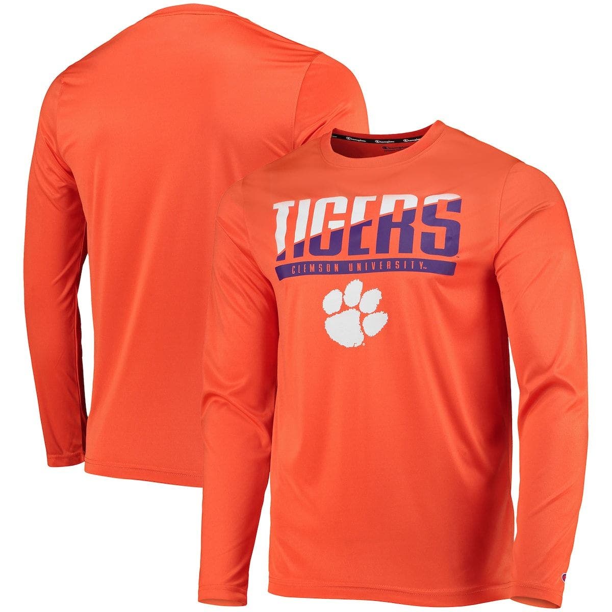 clemson men's long sleeve t shirt