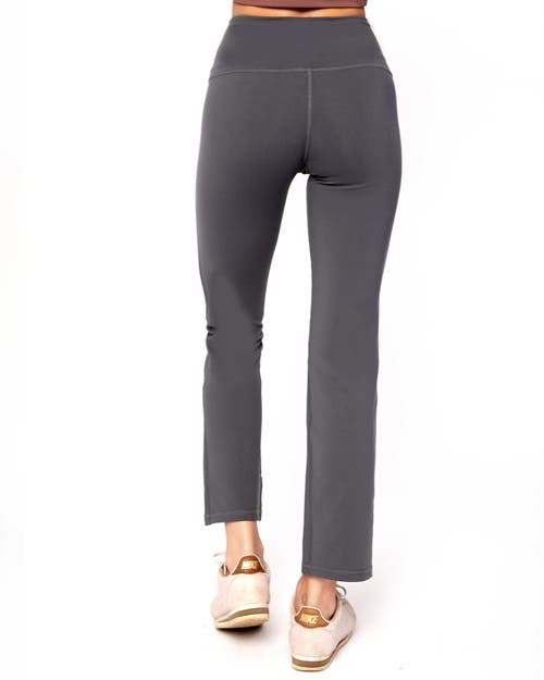 Shop Rebody Active Lexi Bootcut Cloudlux Leggings 25.5" In Smoke