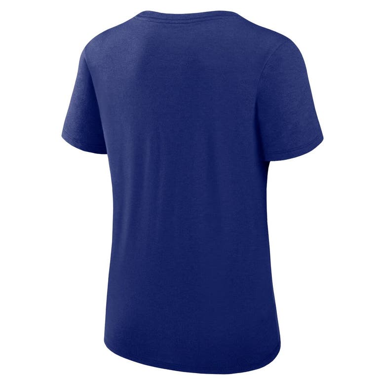 Shop Nike Royal Los Angeles Dodgers Authentic Collection Performance Scoop Neck T-shirt