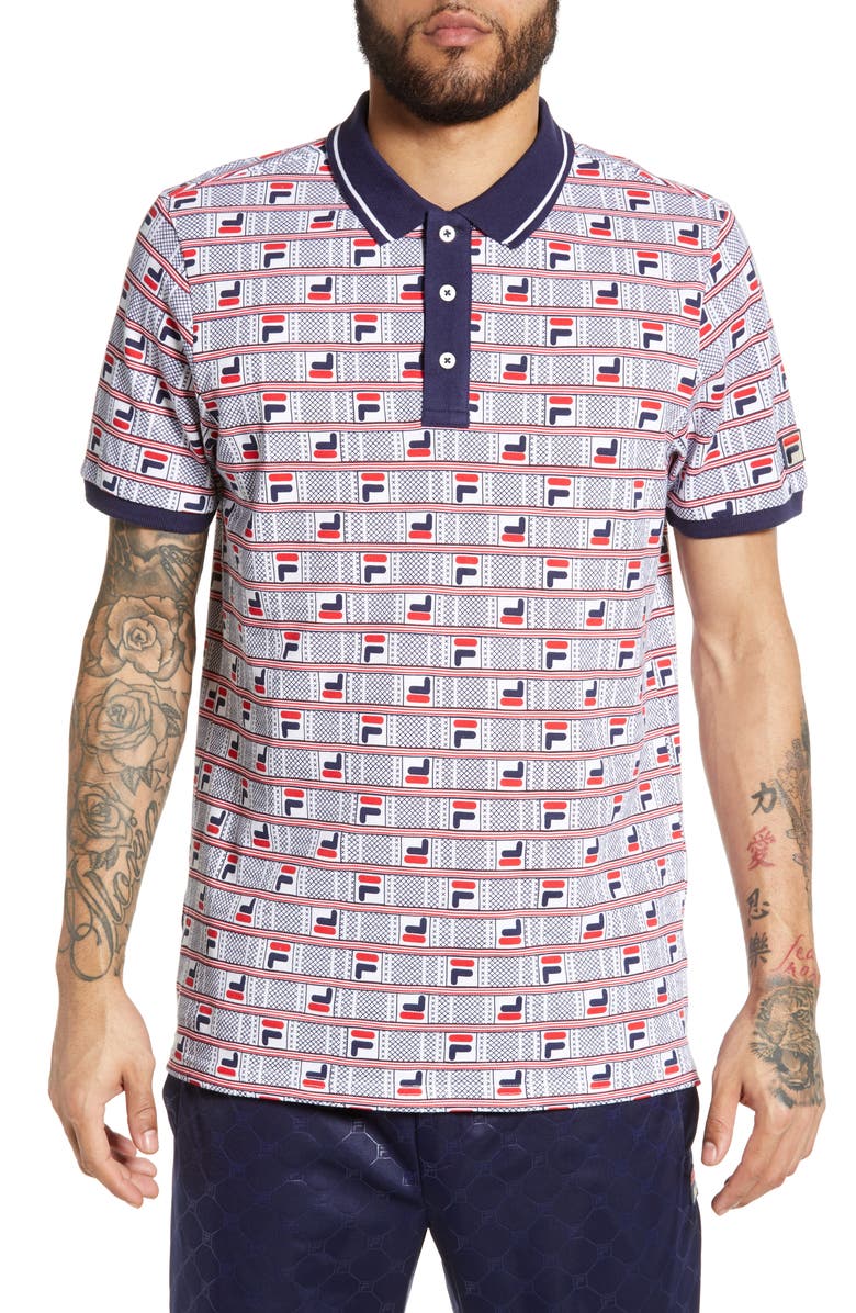 FILA Gianni Piqué Logo Polo | Nordstrom