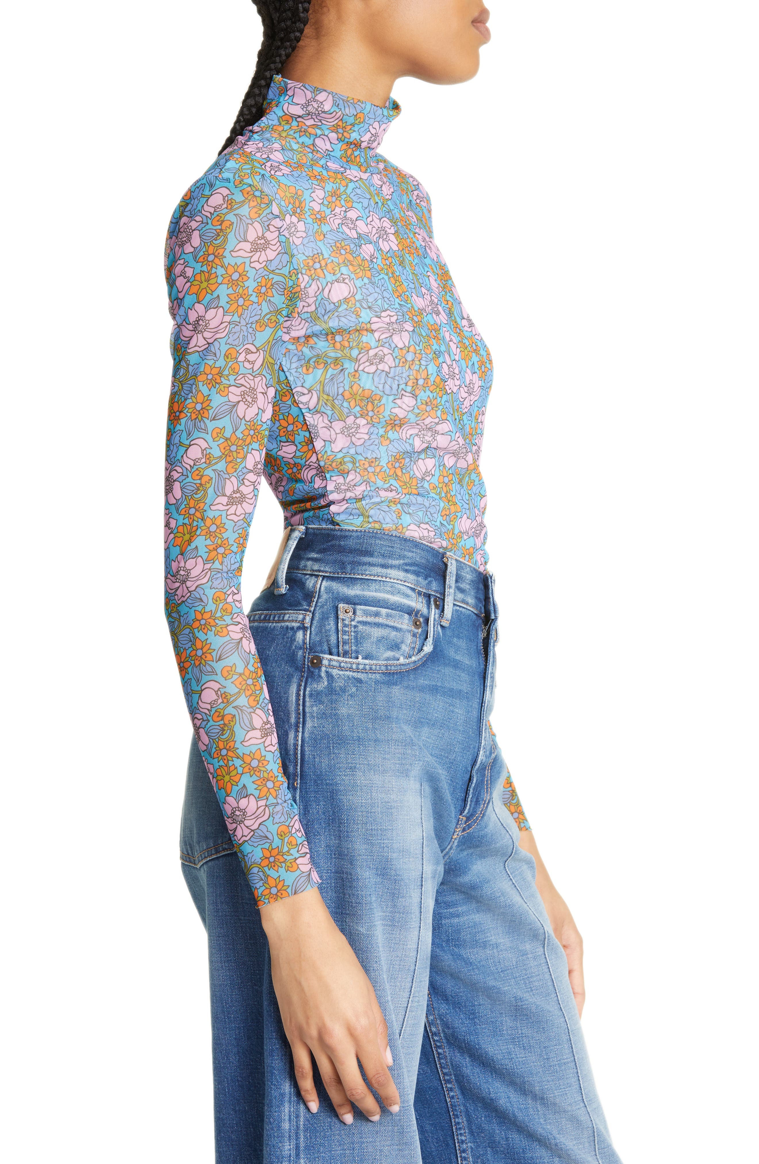 Baum und Pferdgarten Jodi Floral Mesh Turtleneck