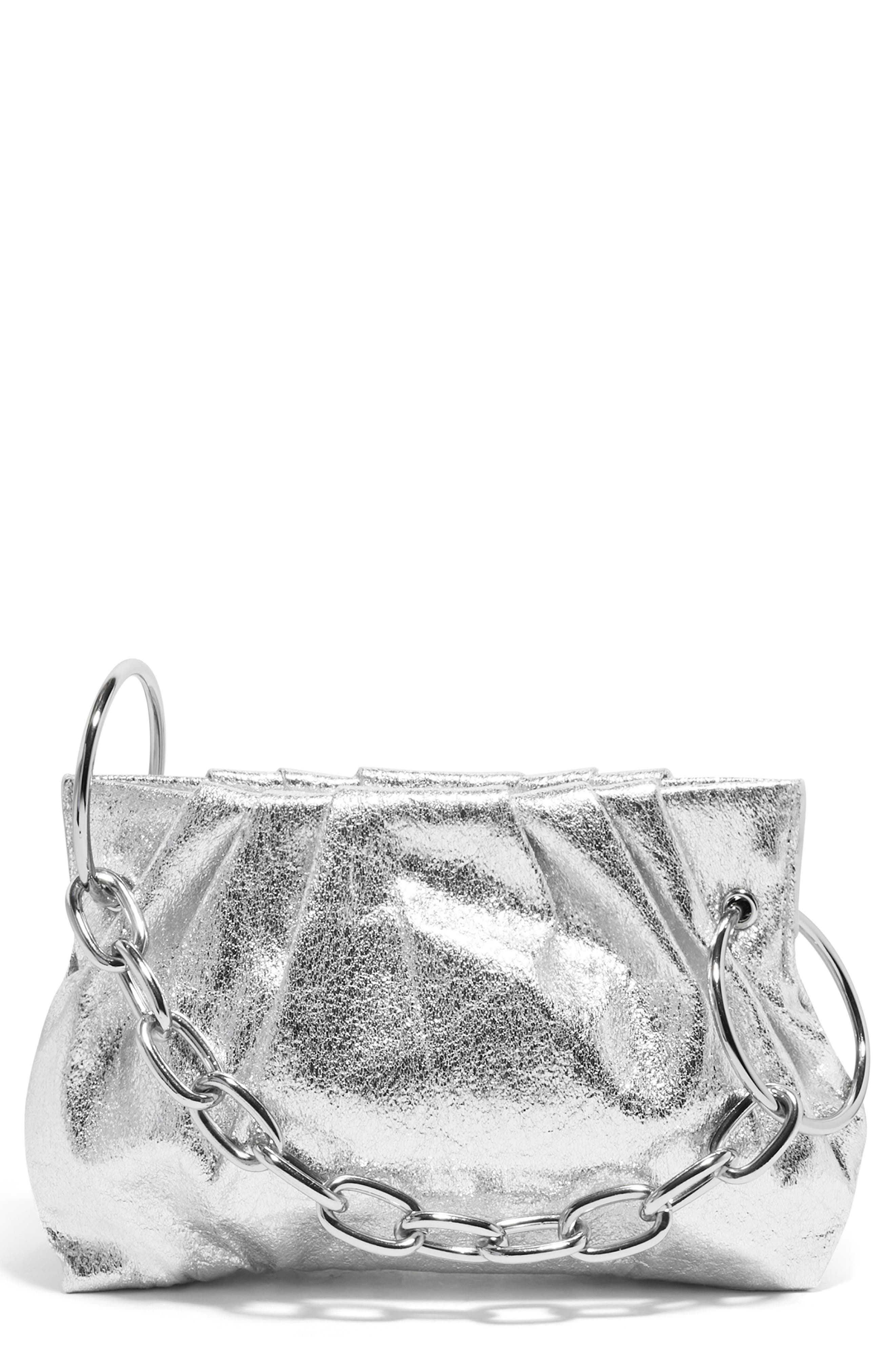 nordstrom silver clutch