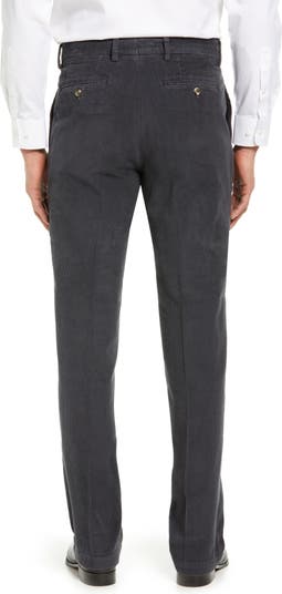 Berle Men's Flat Front Linen Dress Pants