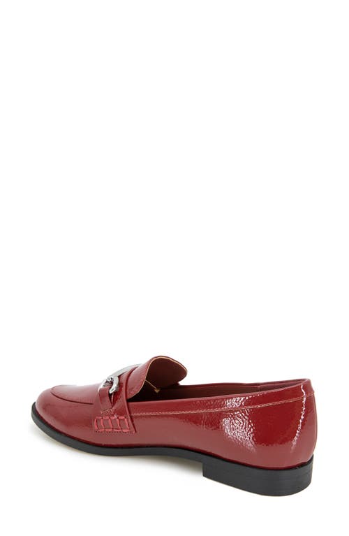 Reaction Kenneth Cole Great Bit Loafer In Rio Red Patent
