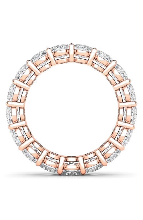 HAUTECARAT HAUTECARAT OVAL CUT LAB GROWN DIAMOND ETERNITY BAND 