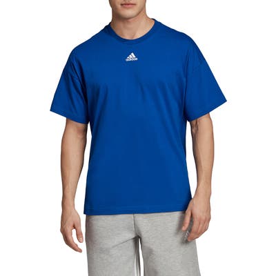 Adidas 3-Stripes T-Shirt, Blue