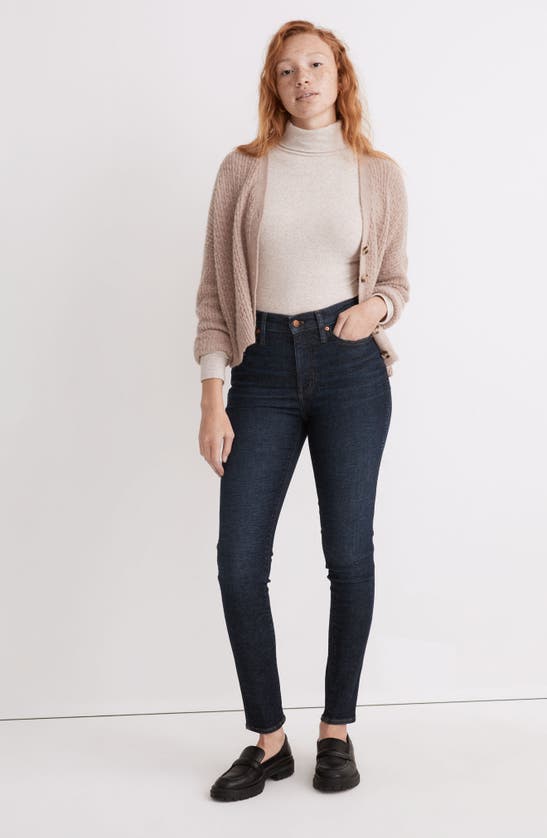 Shop Madewell High Waist Skinny Jeans In Dalesford Wash