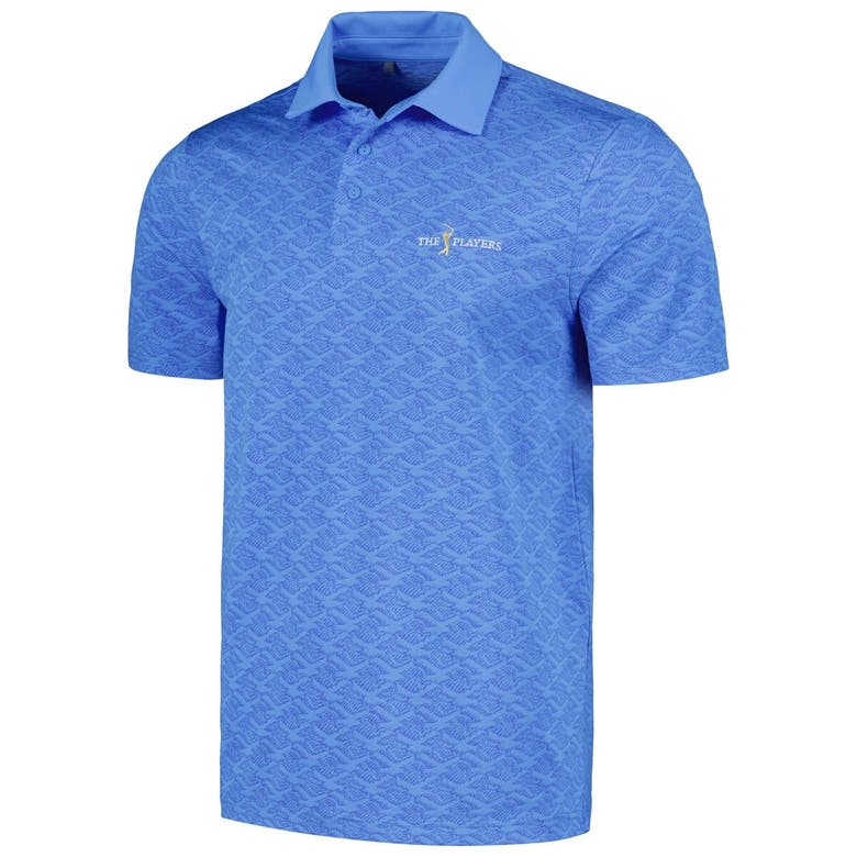 Shop Under Armour Royal The Players Playoff 3.0 Albatross Jacquard Polo