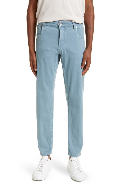 Eleventy Five Pocket Stretch Cotton Twill Pants Denim at Nordstrom,