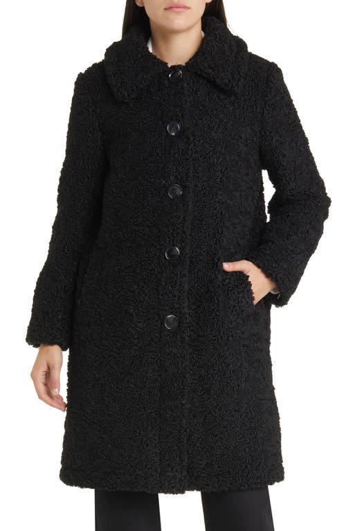 Sam Edelman Brushed Plaid Hooded Wrap Coat