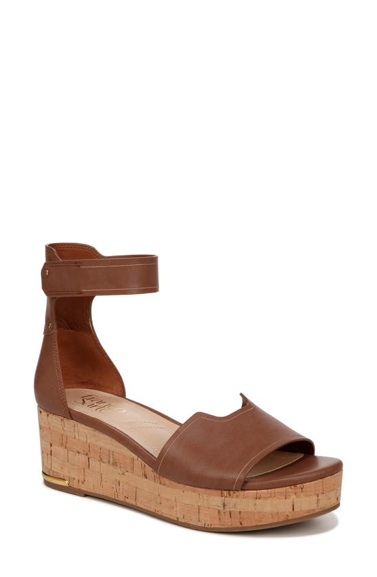 Shop Franco Sarto Perfetto Platform Wedge Sandal In Brown