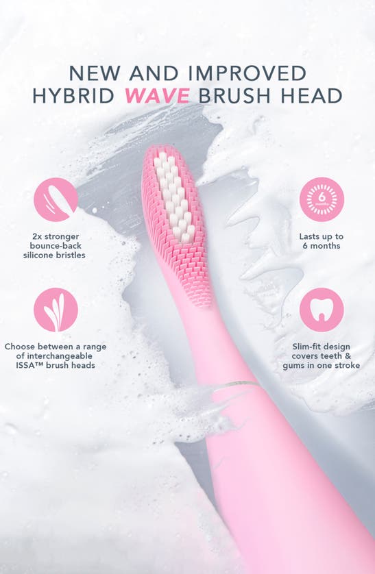 Shop Foreo Issa 3 Electric Toothbrush In Pearl Pink
