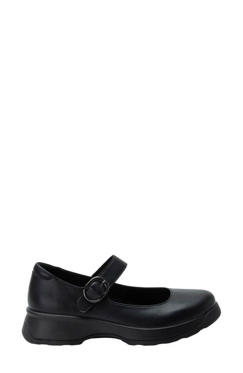 Alegria By Pg Lite Jazmine Platform Mary Jane Pump In Black Nappa