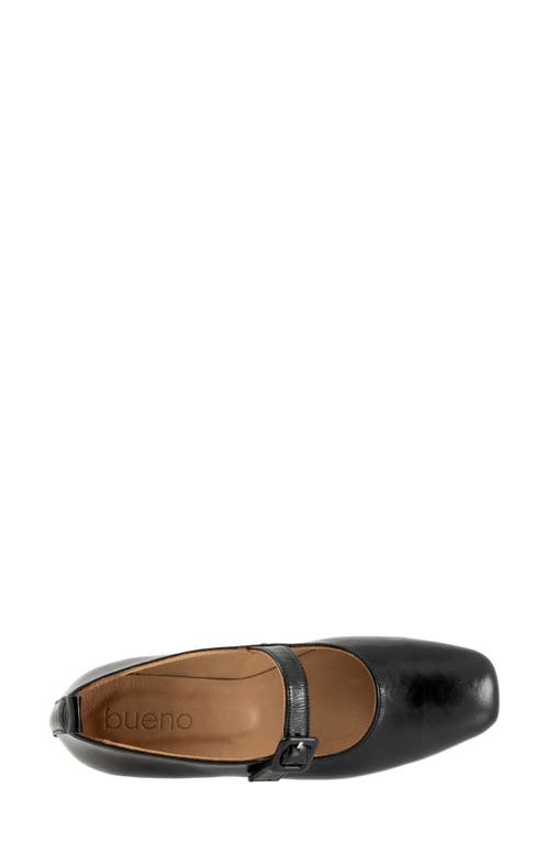 Bueno Eliana Mary Jane Flat In Black Patent