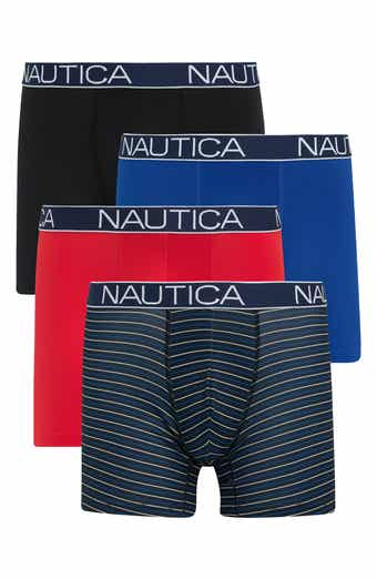 Nautica 4-pack Stretch Boxer Briefs in Blue for Men