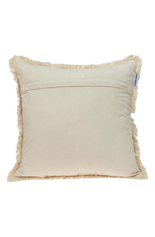 Parkland Collection Abu Cotton Throw Pillow In Beige