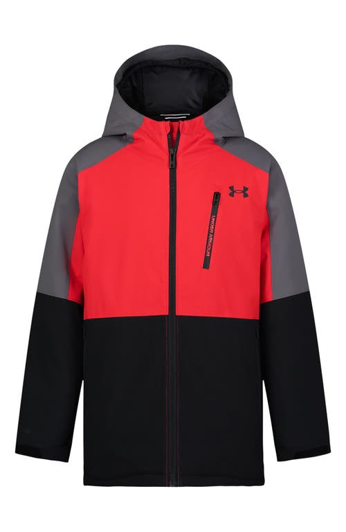 Under Armour Kids' Slate Water Repellent Quarry Jacket in Red 