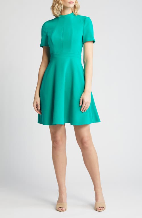 Black Halo Mayra FIt & Flare Dress in Agave Green at Nordstrom, Size 10