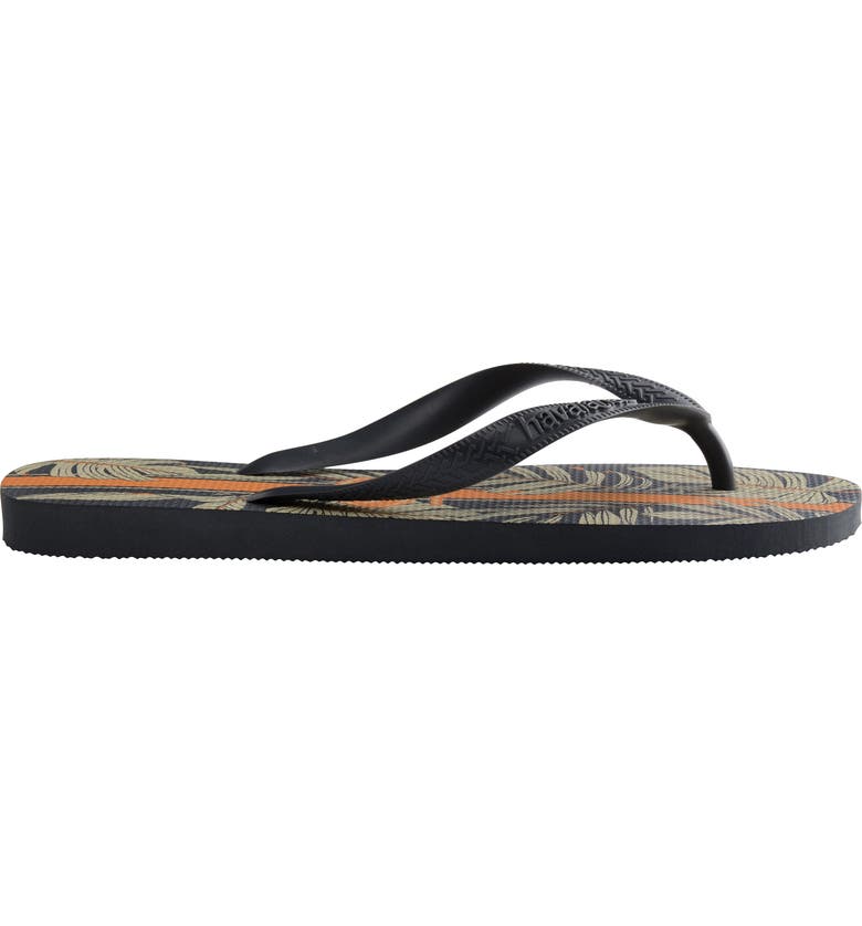 HAVAIANAS MEN'S TOP FLIP FLOP, BRAVO WHITE GREY 41 EU/9/10 M US - GTIN
