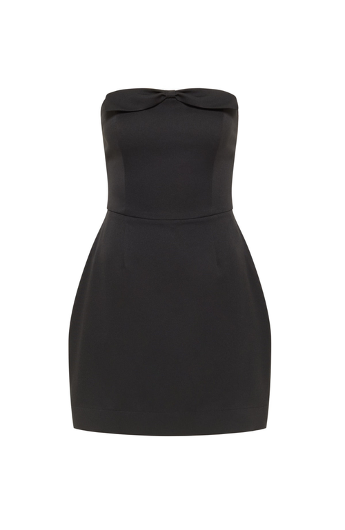 Shop Nanas Nana's Barbi Mini Dress In Black