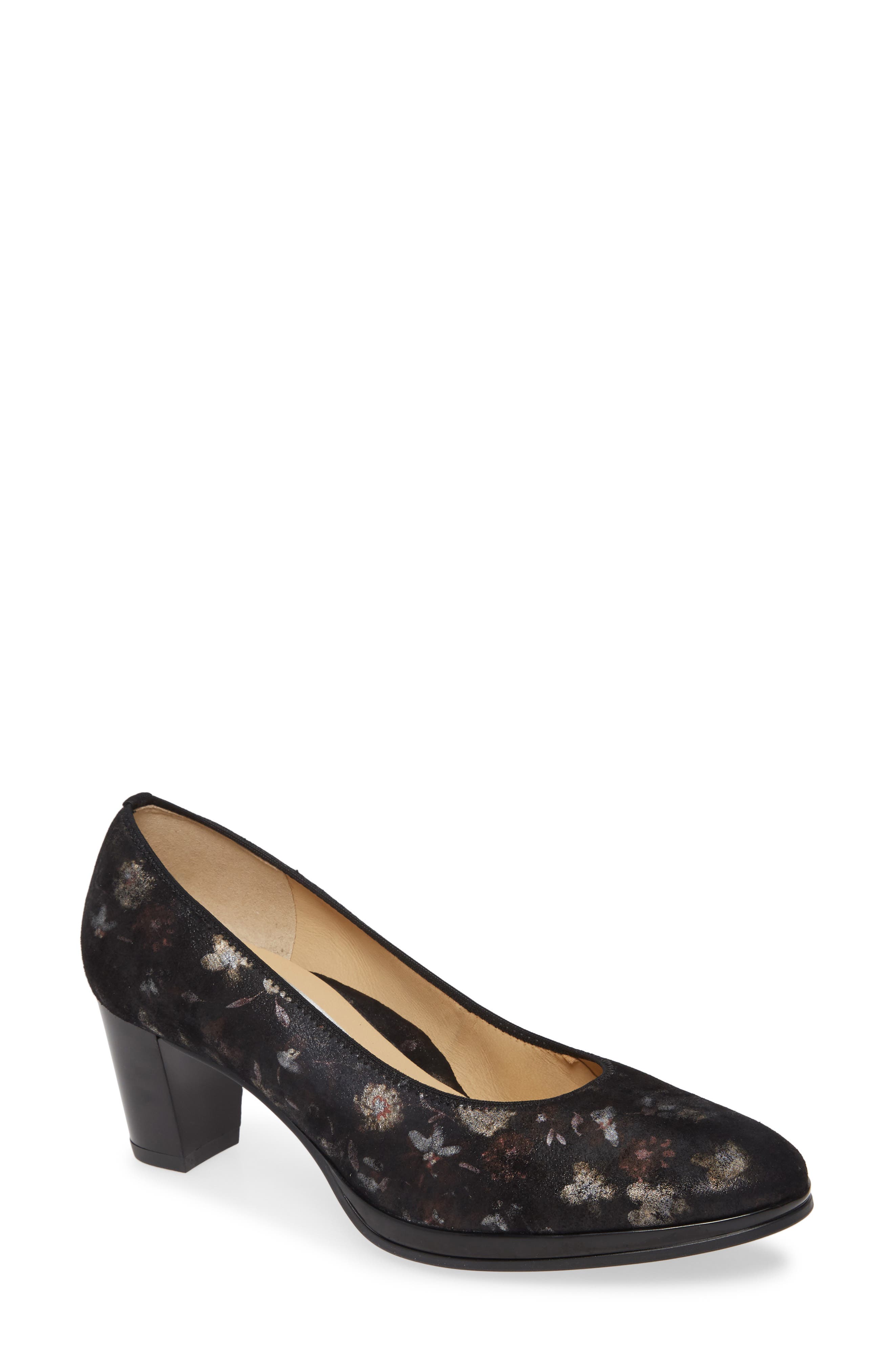 nordstrom black suede pumps