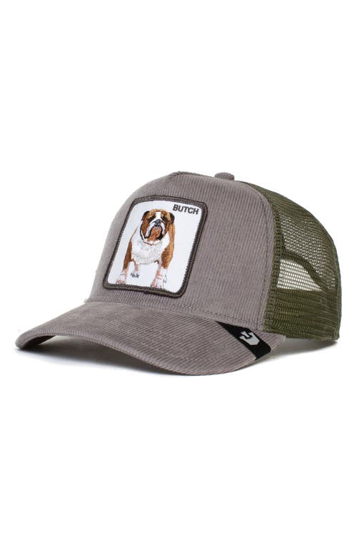 Goorin Bros. Wulbul Dog Patch Corduroy Trucker Hat in White at Nordstrom