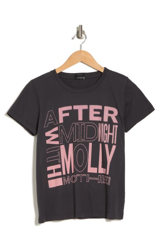 Mother Litte Goodie Goodie Graphic T-shirt In Amw -after Midnight With Molly