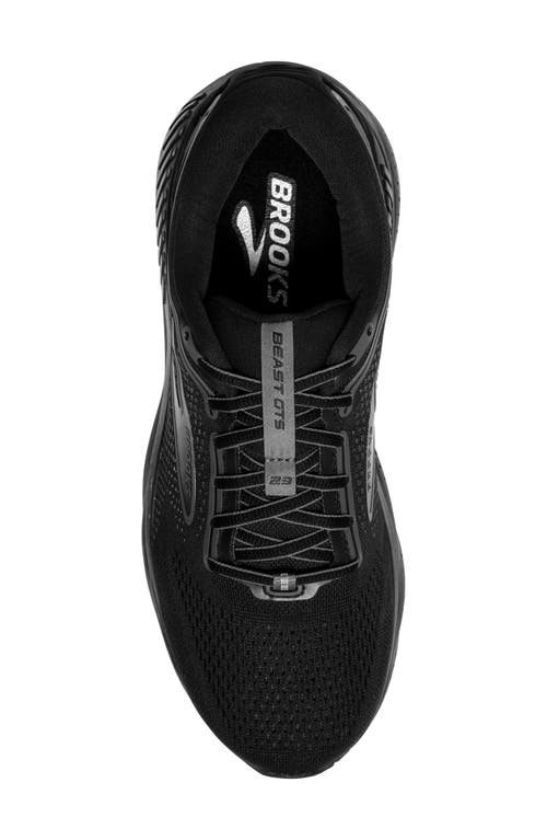 Shop Brooks Beast Gts 23 Running Shoe In Black/gunmetal