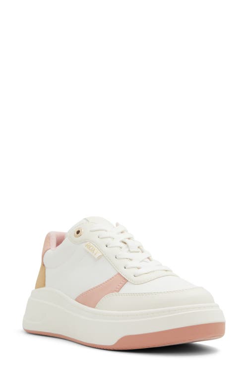 Shop Roxy Carver Sneaker In White Multi