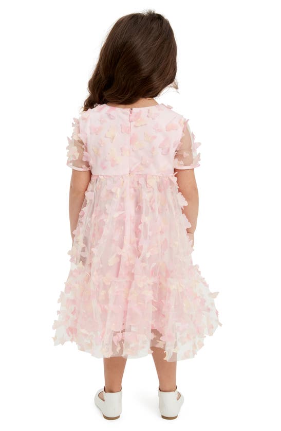 Shop Bardot Junior Kids' Butterfly Trapeze Party Dress In Pastel Multi