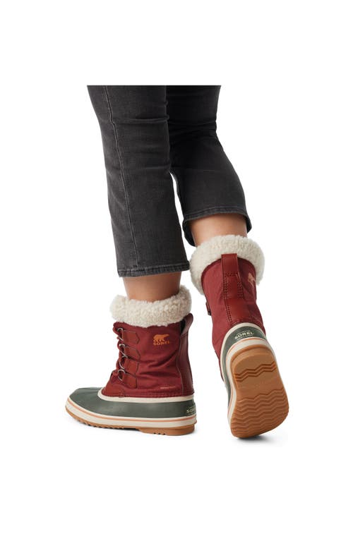 Shop Sorel Winter Carnival Waterproof Boot In Spice/gum