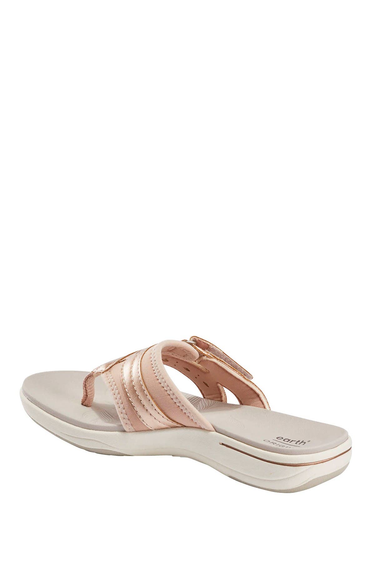 Earth Origins Saru Sloan Thong Sandal In Rose Gold | ModeSens