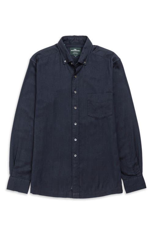 Shop Rodd & Gunn Barrhill Sports Fit Button-down Shirt In Twilight