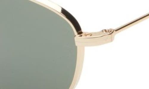 Ray Ban Ray-ban 58mm Irregular Oval Sunglasses In Gold Flash