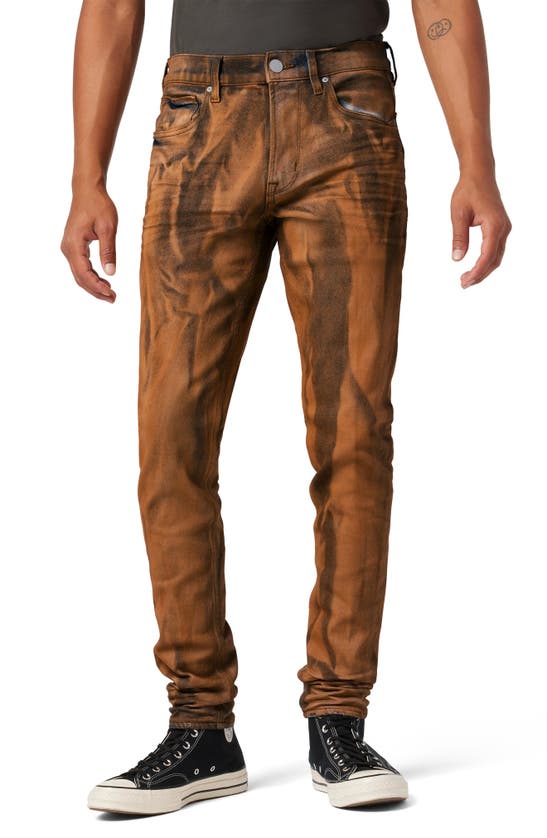Shop Hudson Zack Bleached Skinny Jeans In Orange Code