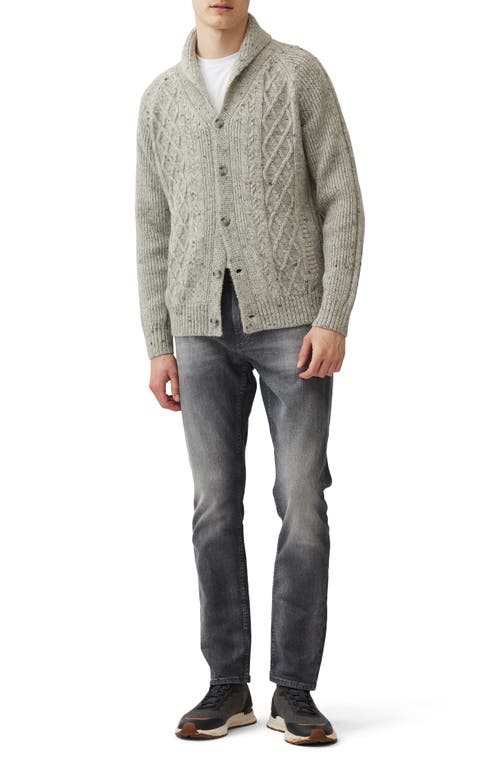 Shop Rodd & Gunn North East Valley Wool Shawl Collar Cardigan In Vapour