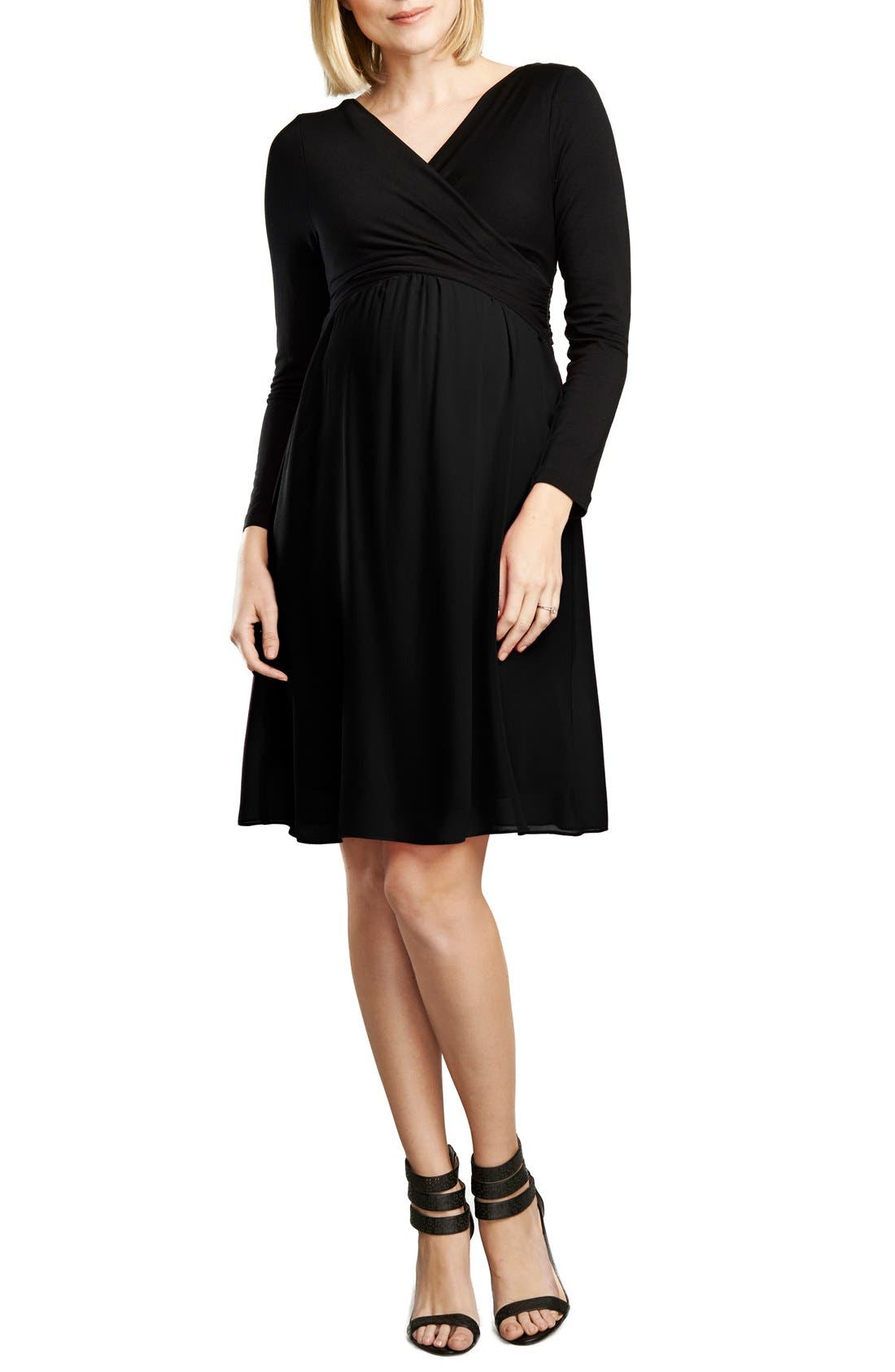 Maternal America Crossover Maternity Dress