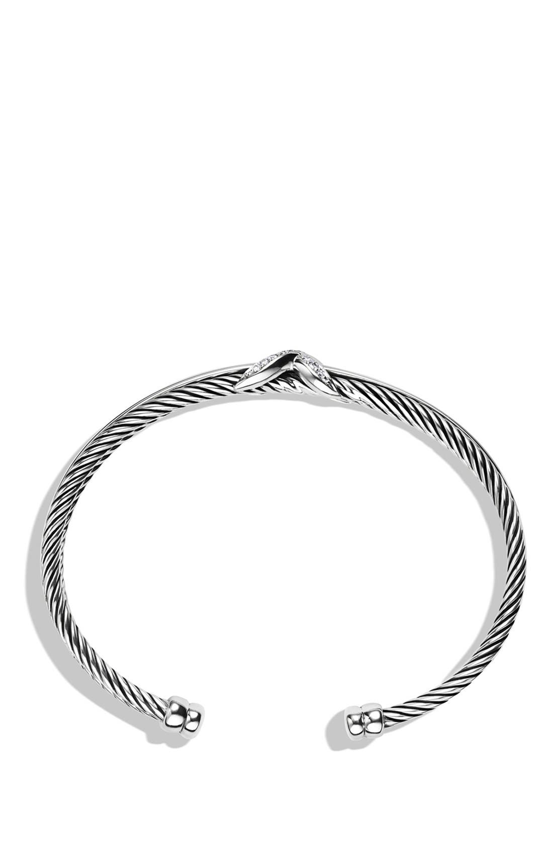 david yurman x crossover bracelet with diamonds