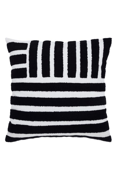 Renwil Stella Stripe Accent Pillow In Black