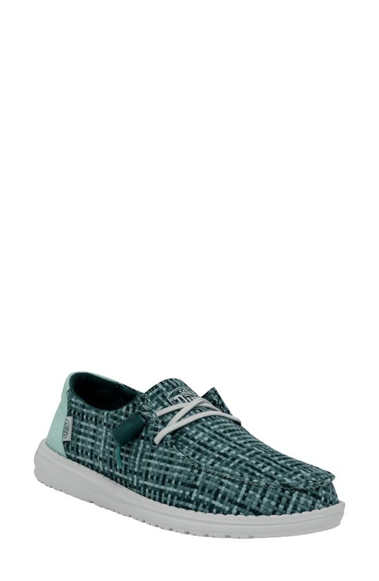 HEY DUDE HEY DUDE WENDY CROSSHATCH BOAT SHOE