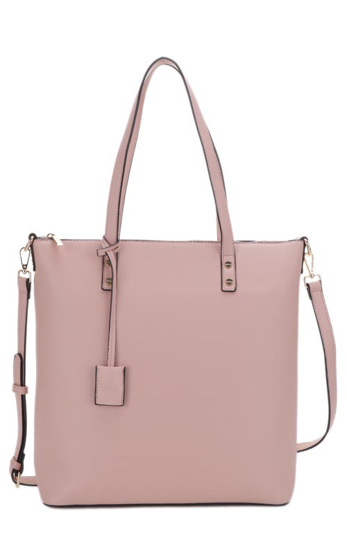 Ashley Recycled Vegan Leather Everyday Tote in Taupe