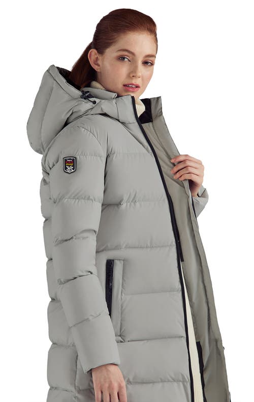 Triple F.a.t. Goose Puffer Down Parka In Quiet Grey