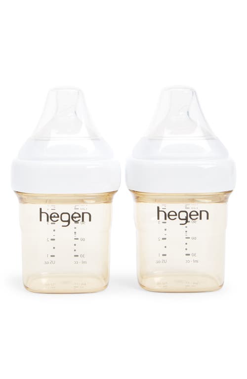HEGEN PCTO 2-Pack 5 oz. Feeding Bottles in White at Nordstrom, Size Newborn