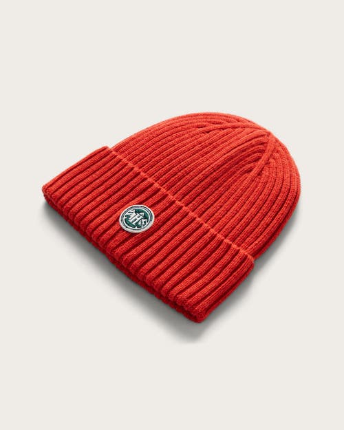 Hemlock Peak Cashmere Beanie In Flame