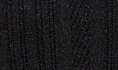 LUCKY BRAND LUCKY BRAND MIXED MEDIA LUREX CREW SWEATER