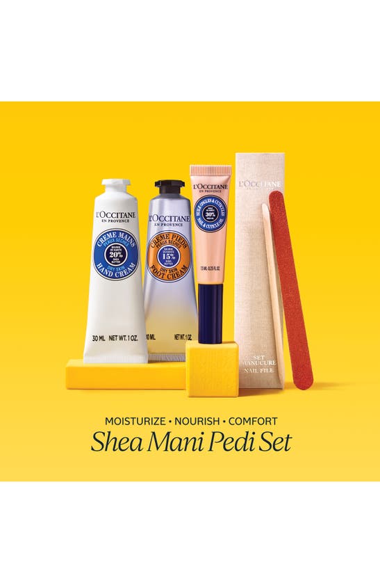 Shop L'occitane Shea Mani & Pedi Set (limited Edition) $51 Value