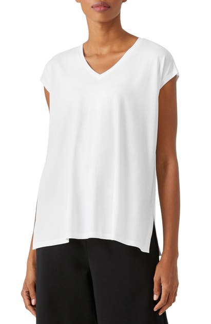 EILEEN FISHER Tops V-NECK BOXY TOP