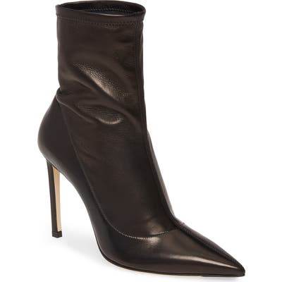 Jimmy Choo Brin Slouch Pointed Toe Stiletto Bootie, Black